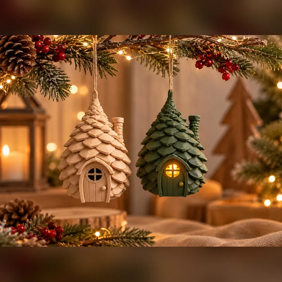 Pinho Iluminado de Natal — ilustração (2 de 3)
