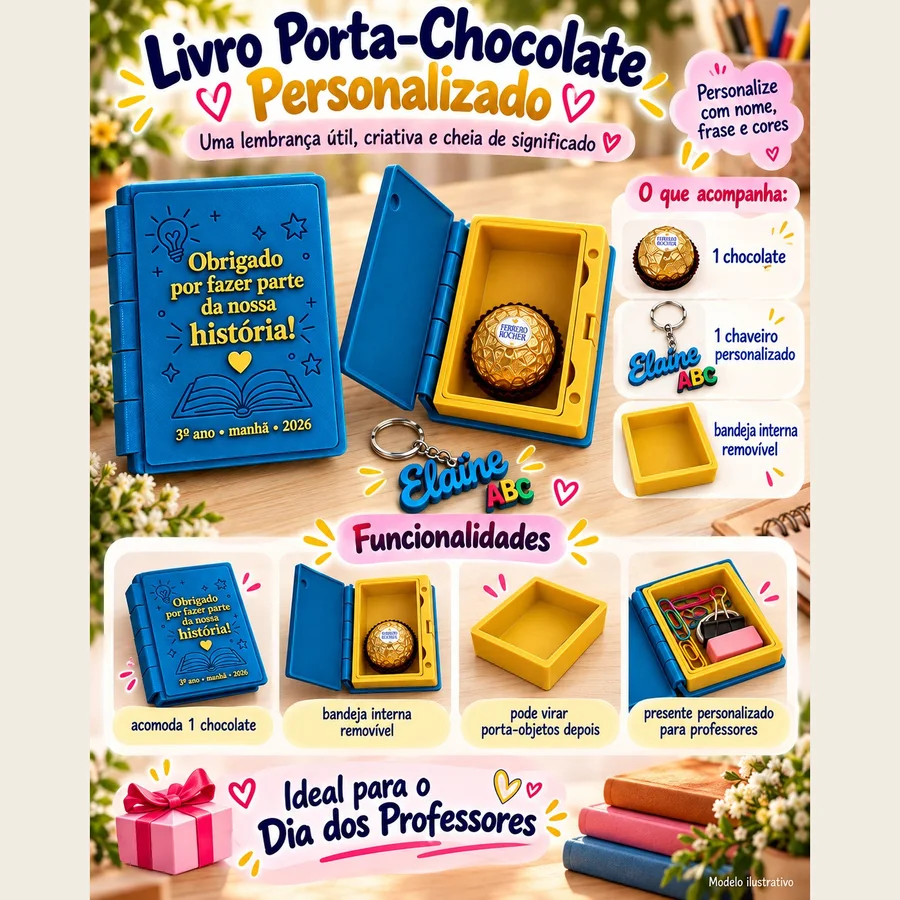 Livro Porta-Chocolate — ilustração (2 de 2)