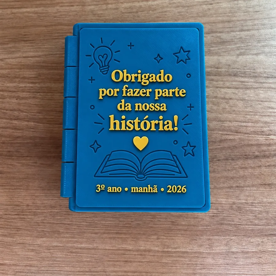 Livro Porta-Chocolate — foto real (1 de 2)